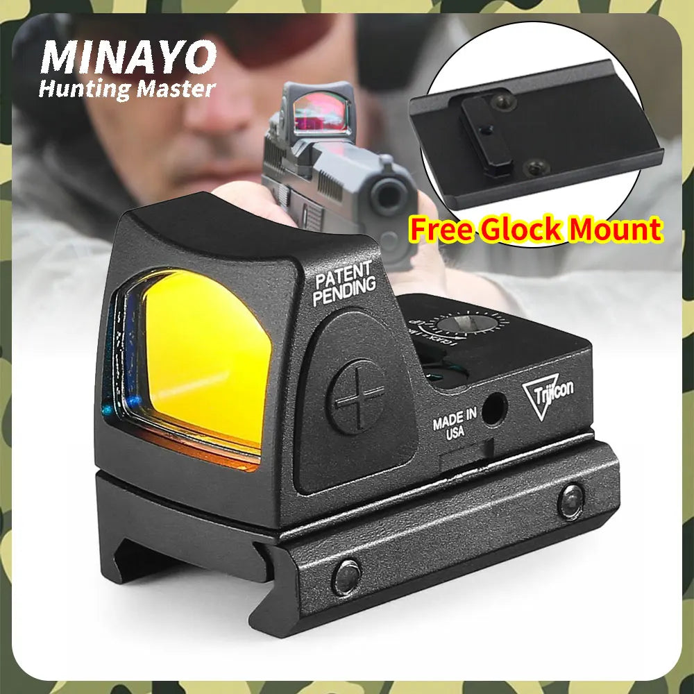   RMR Mini Tactical Red Dot Sight Hunting Rifle Reflex Sight    