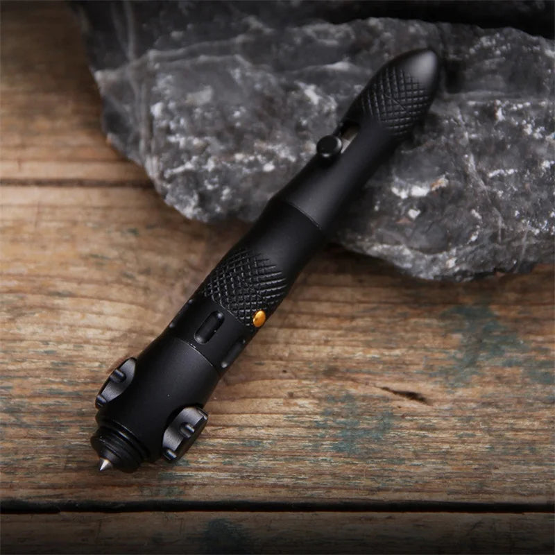   Multi-Function Tactical Pen with Flashlight & Glass Breaker   