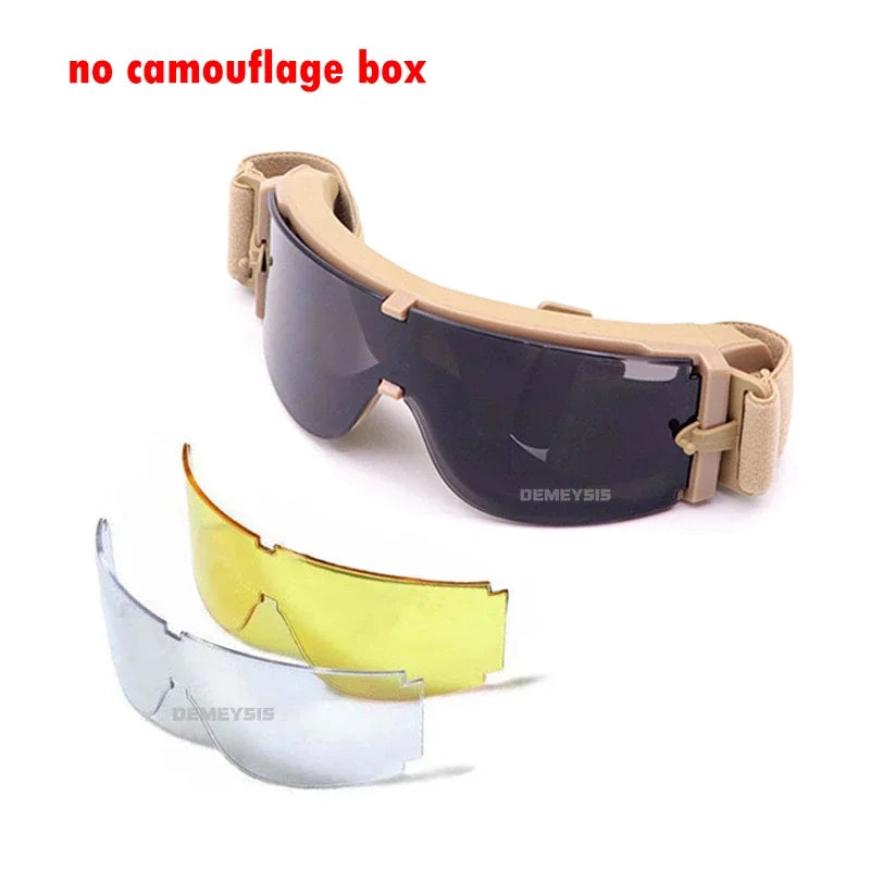   Tactical Goggles Anti-UV Protection Glasses   