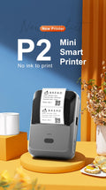  3 Rolls Thermal Self-adhesive White Label with DETONGER P2 Mini Printer for Home&Office  Clothing Food Wireless Sticker Printer #