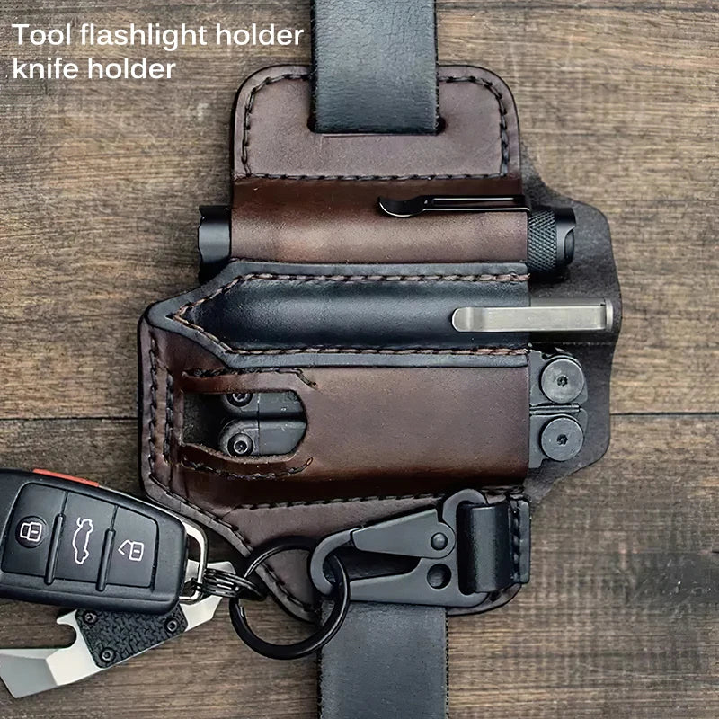   Premium Leather Belt Organizer for EDC Essentials   