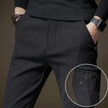   Comfortable Grey Drawstring Trousers for Men   