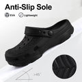   Smile Pop Fashion Men Clogs Slippers Outdoor Antiskid Beach Slippers   