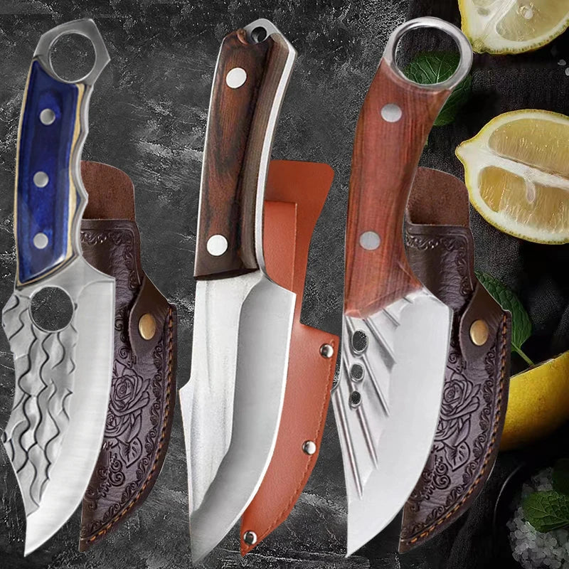   Handmade Forged Stainless Steel Chef Knife – Precision & Durability   