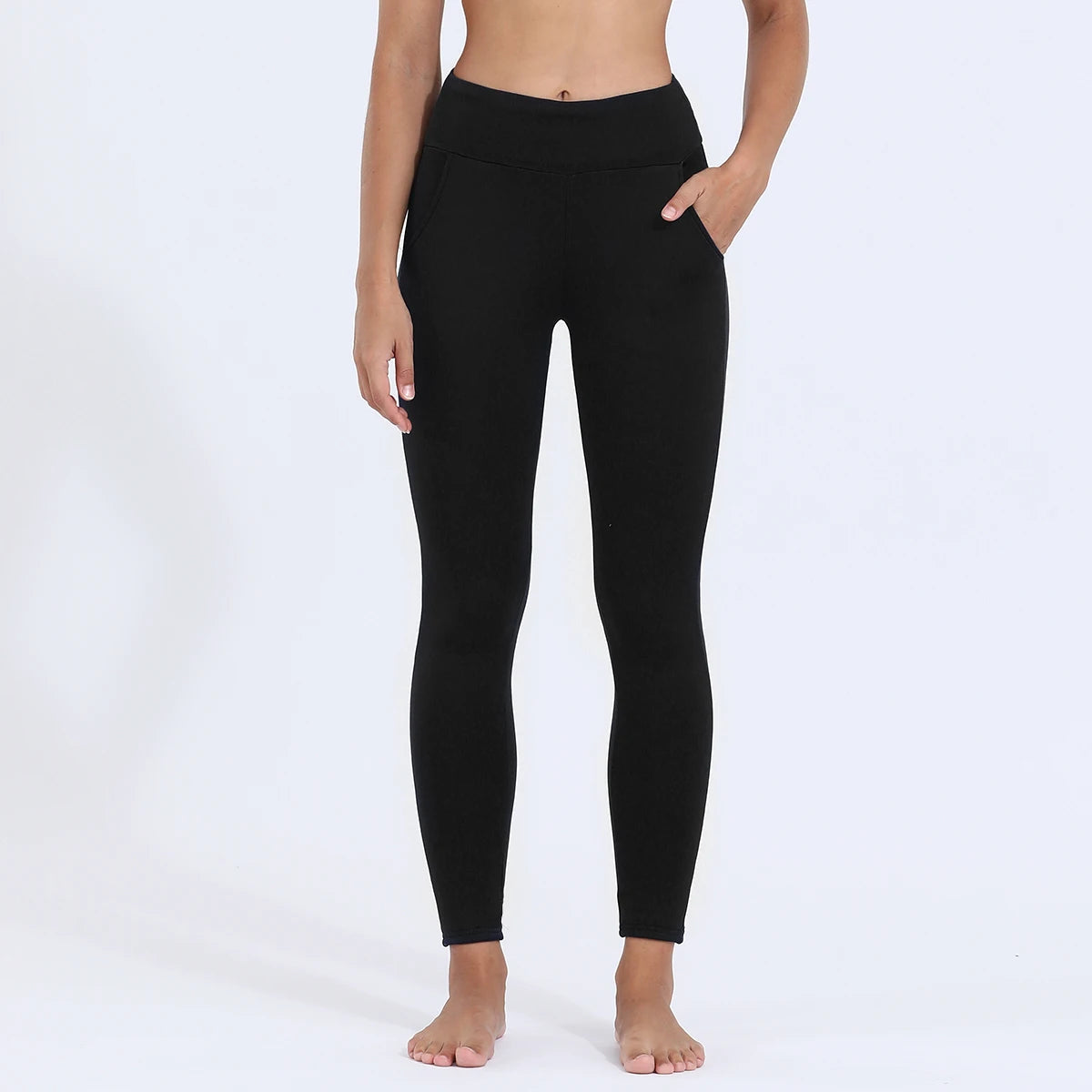   Women's Thermal Fleece Leggings - High Waist, Winter Warm   