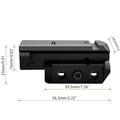   Red Laser Sight Red Dot Laser Sight with USB Charging Fit for 20mm Rail Mount Glock Laser Collimator   