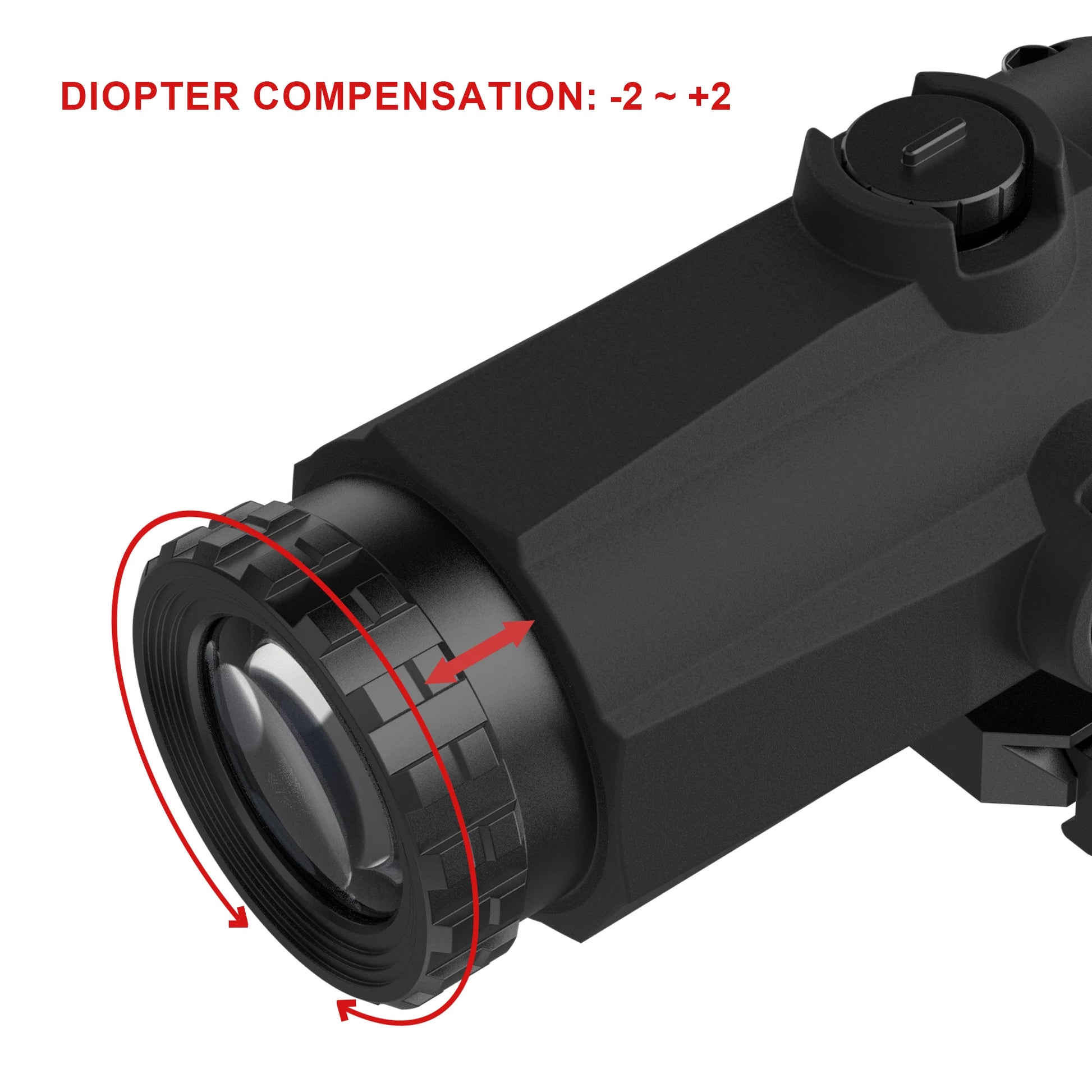  Vector Optics 3x22 Magnifier Red Dot Scope Sight 