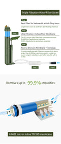   Outdoor Hand Pump RO Outdoor Water Filter   