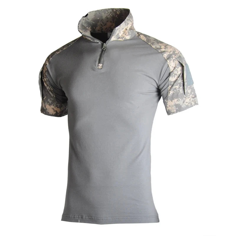   Military Camo Tactical Combat Shirt   