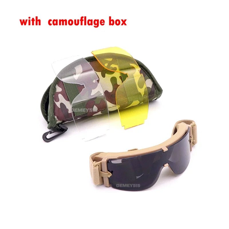   Tactical Goggles Anti-UV Protection Glasses   