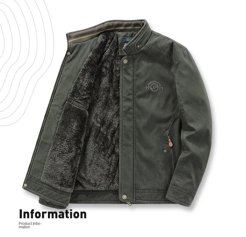  Winter Parkas Bomber Male Windbreaker Tactical Jacket 