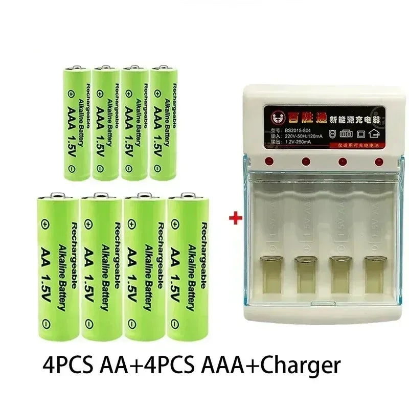   2-16pcs  9800 mah 1.5V AA AAA Rechargeable Batteries   