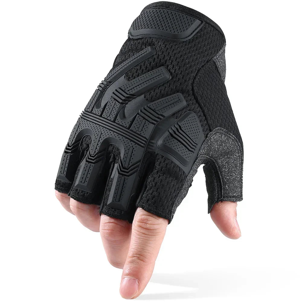   High-Performance Fingerless Workout Gloves   