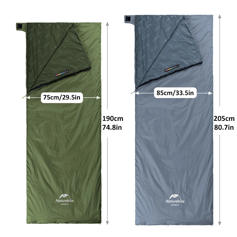   Ultralight and compact sleeping bag   