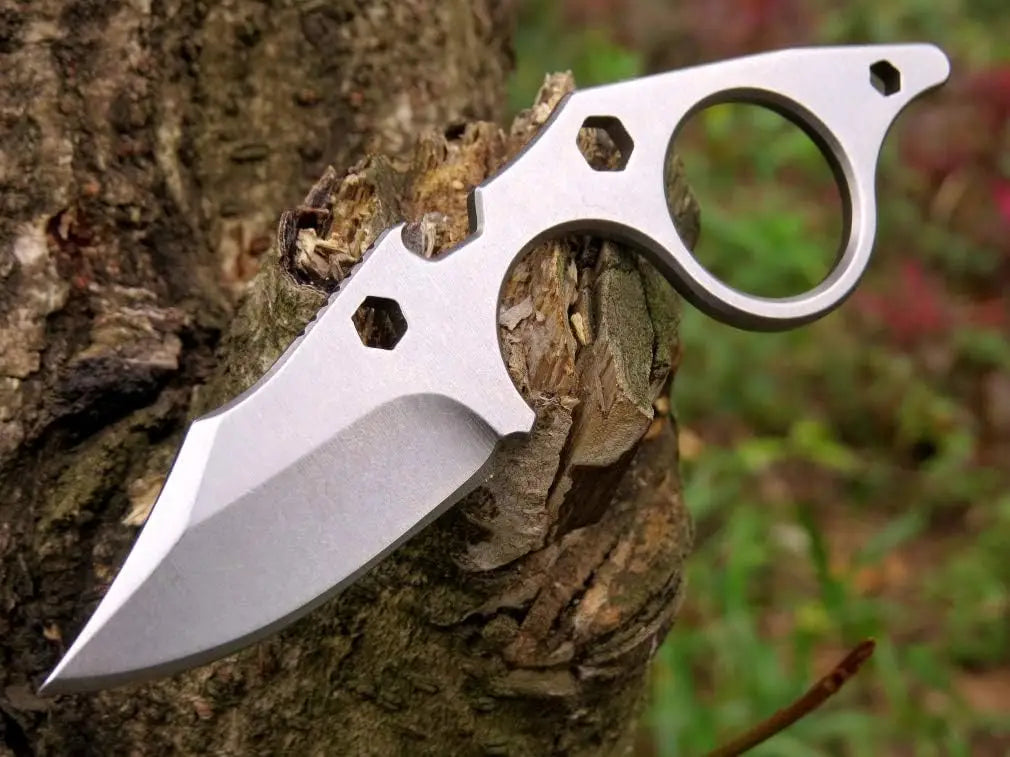   Small Tactical Fixed Blade Pocket Knife Necklace   