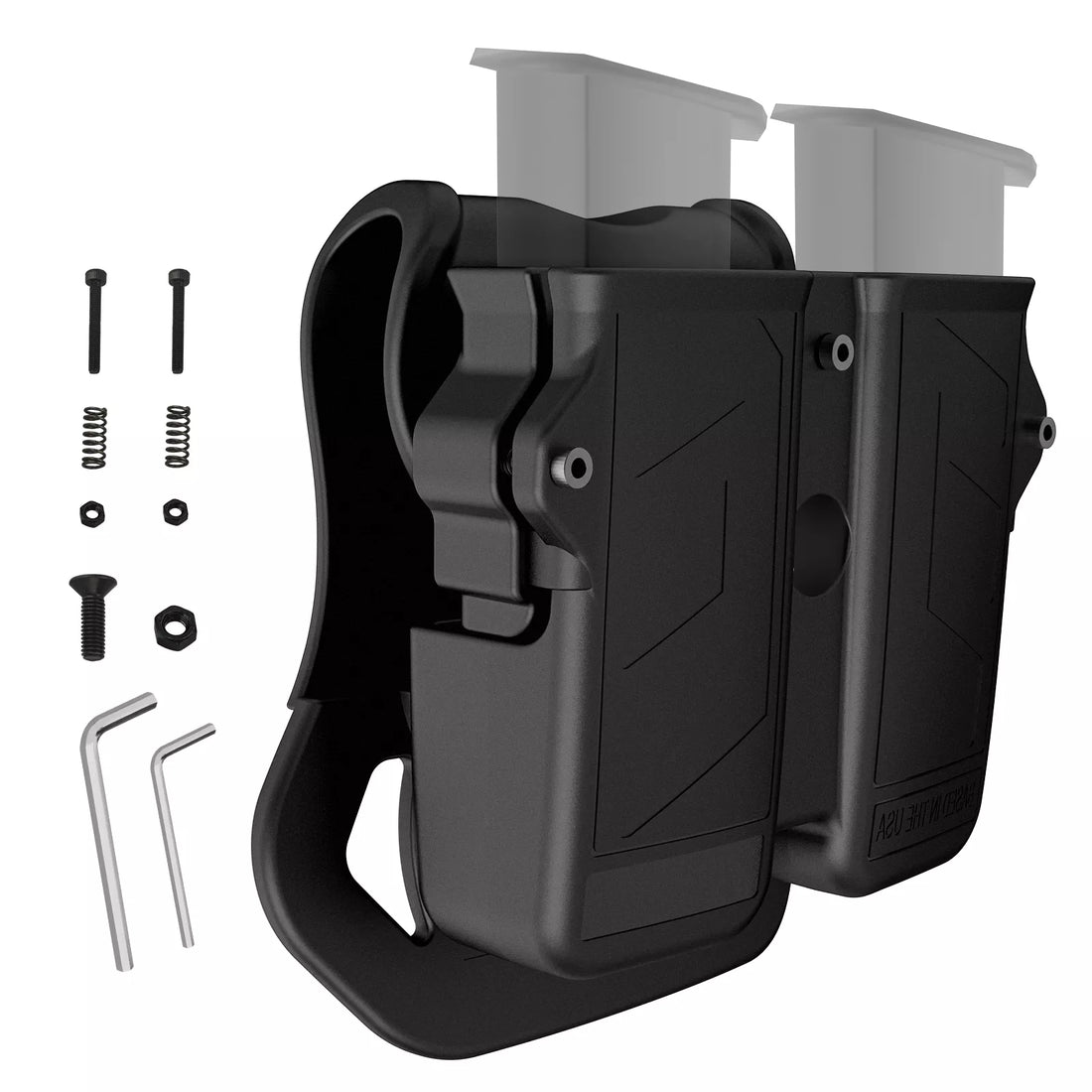   Universal Double Magazine Holder for Firearms   