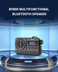  Portable Bluetooth Speaker FM Radio, LCD Screen Display, AUX Input, USB, TF Card, MP3 Player 