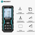   MILESEEY S6 Laser Tape Measure – Accurate 40M-100M Rangefinder   