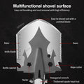  Multifunctional Outdoor Camping Shovel 4 Section Folding Shovel 