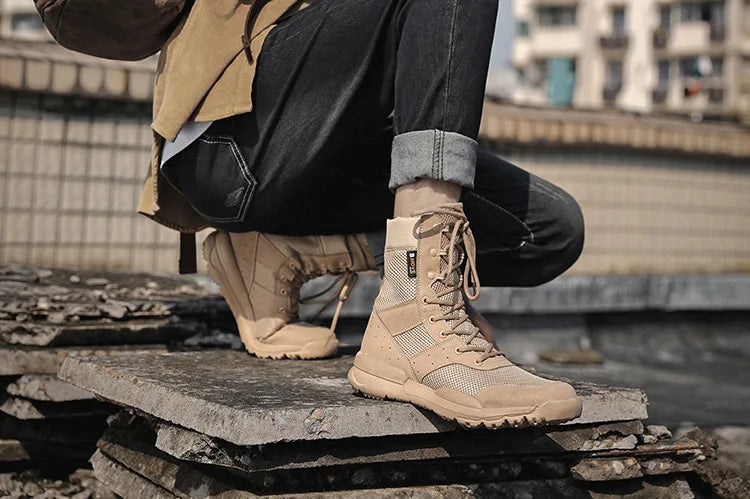   High-Quality Tactical Military Combat Boots for Men and Women   