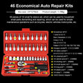   EAFC 46-Piece Ratchet Wrench & Socket Set - Durable, Precision Tools   