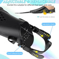   Adjustable Snorkel Fins – Comfortable, Quick-Release Buckles   