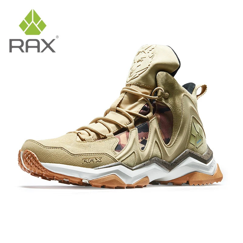   RAX Unisex Winter Waterproof Leather Hiking Shoes   