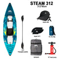   Buy Aqua Marina Inflatable Blue and Teal 2-Person Tandem Kayak   