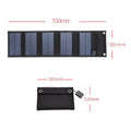   30W Foldable Solar Panel – Portable and Efficient USB Charging Solution   