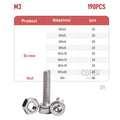   Stainless Steel Screw Set M2-M5 Assortment   