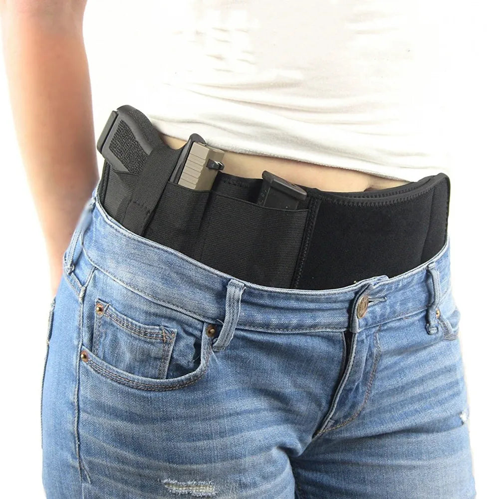   Portable Tactical Belly Gun Holster   