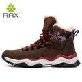   RAX Unisex Winter Waterproof Leather Hiking Shoes   