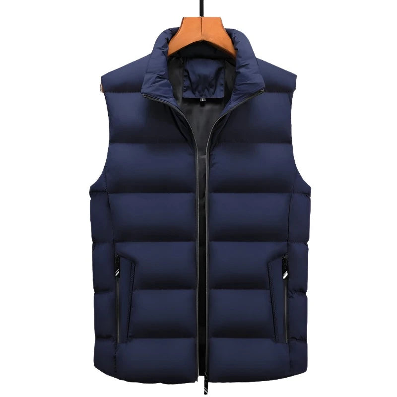   Men's Autumn Sleeveless Fleece Vest - Warm & Fashionable   