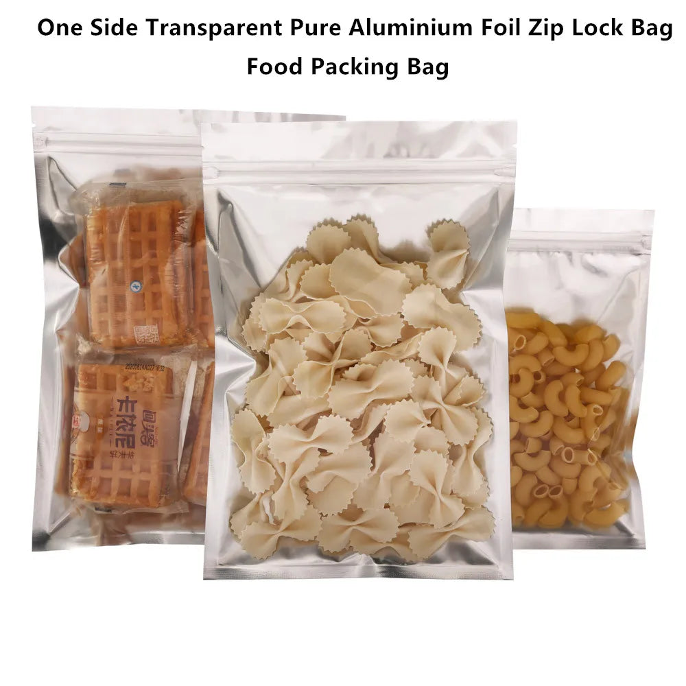  100pcs  Aluminum Foil Heat Seal Mylar Foil Bags #