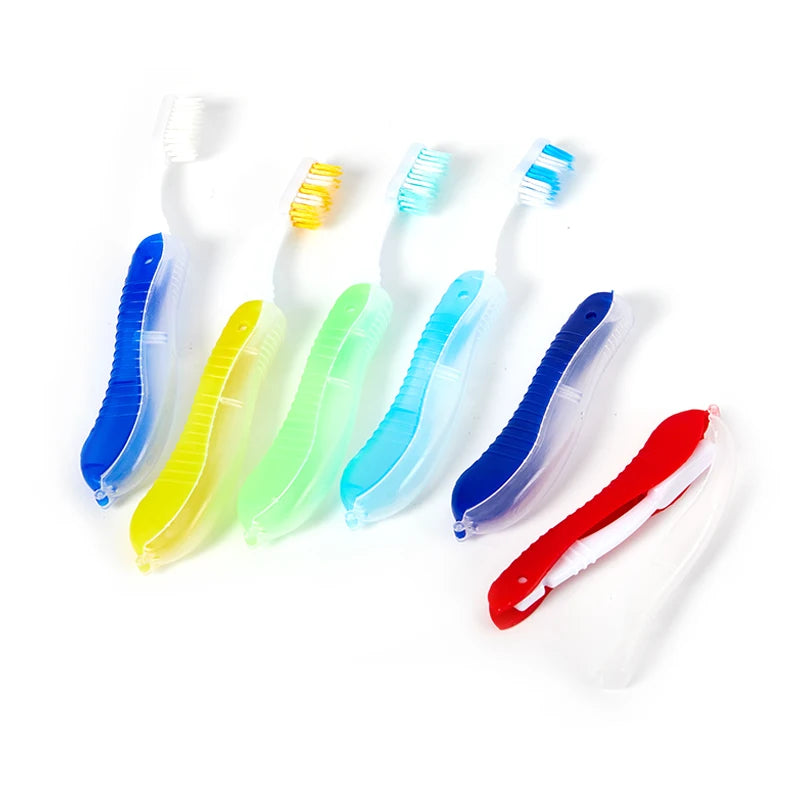   Portable Disposable Foldable Travel Toothbrush   