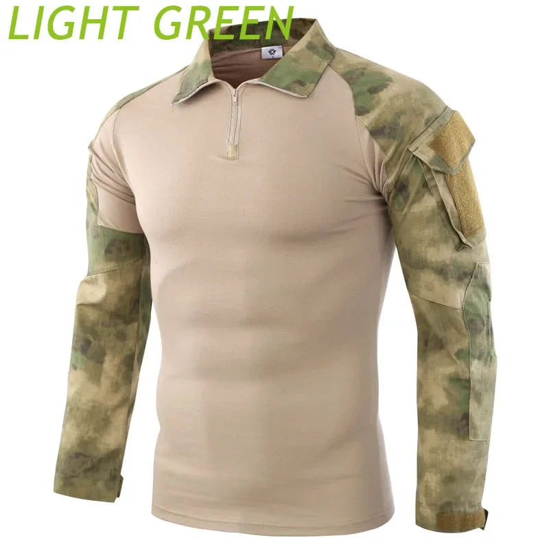   Combat Uniform Military Shirt Camouflage US Army Style   