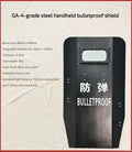   Ga4 Bulletproof Steel Plate Handheld | Riot-Proof Security Shield   