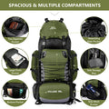   Durable 90L Hiking Backpack for Outdoor Adventures   