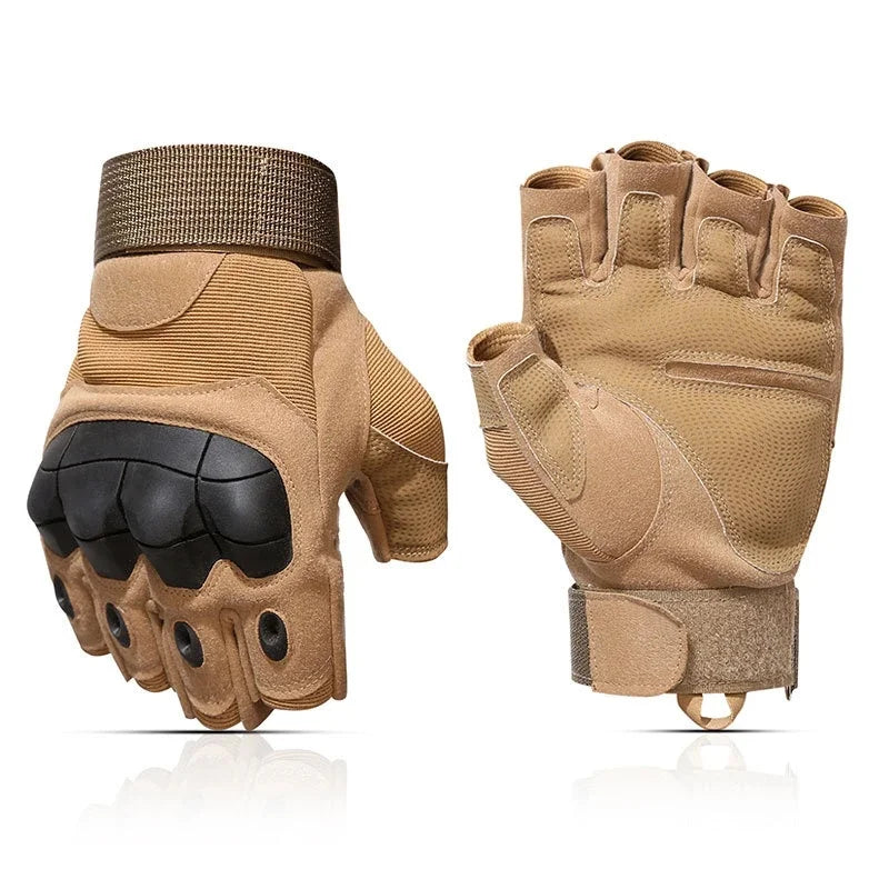   Half Finger Tactical Gloves - Military Sports Gear   