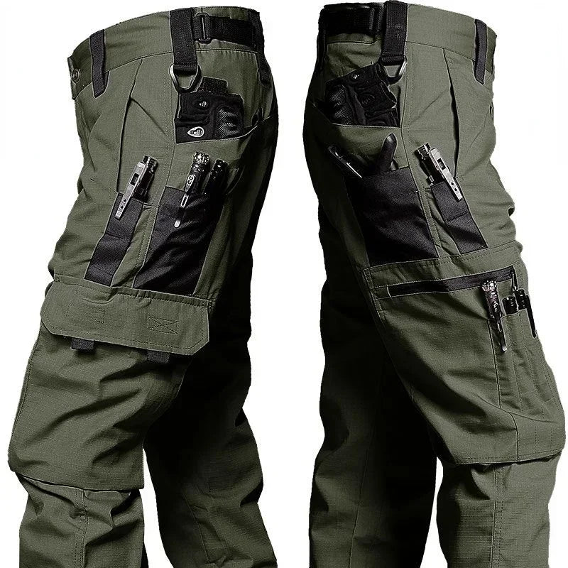   Men's Multi-Pocket Cargo Work Trousers – Durable & Stylish   