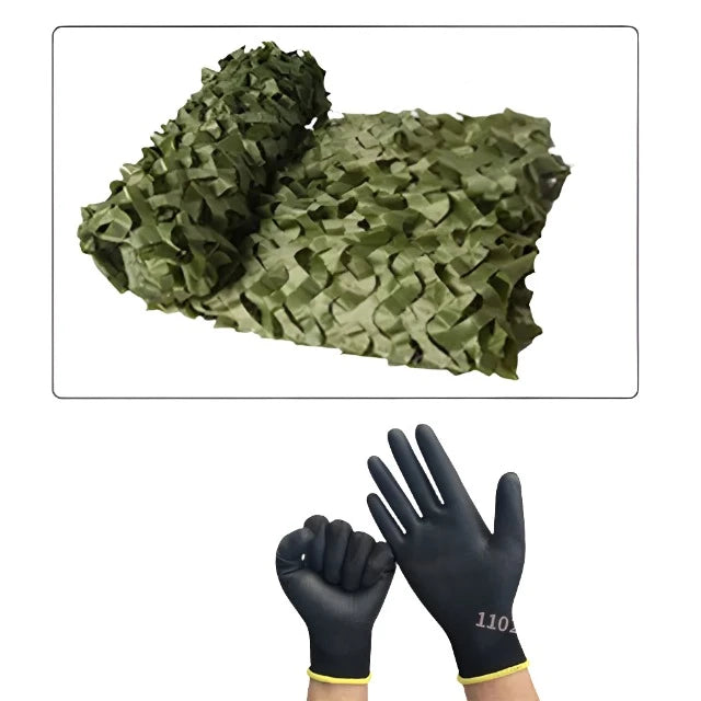   Reinforced Military Camo Net - Multiple Sizes & Colors   