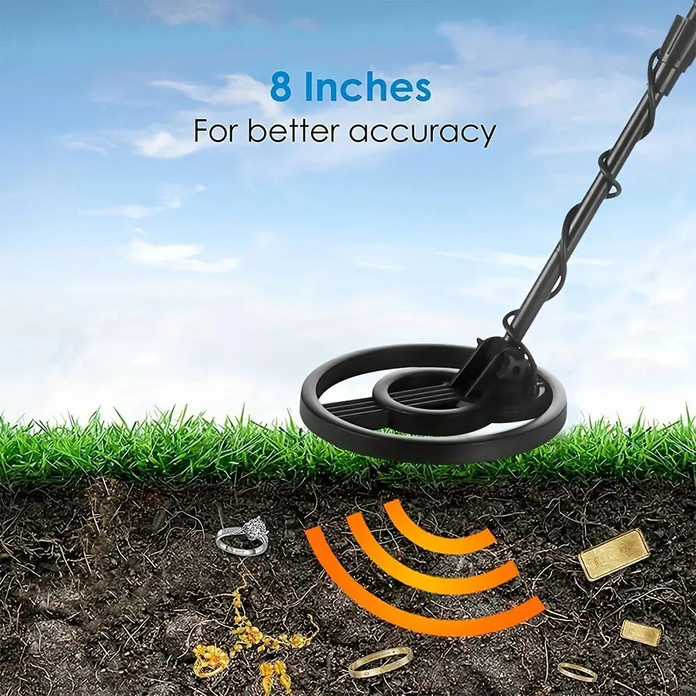   High-Sensitivity Beach Treasure Finder & Gold Metal Detector   