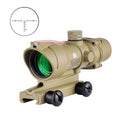  Tactical Trijicon ACOG 4X32 1x32 Scope Red Green Sight Airsoft Optics Illuminated Chevron Cross Glass Etched Reticle 
