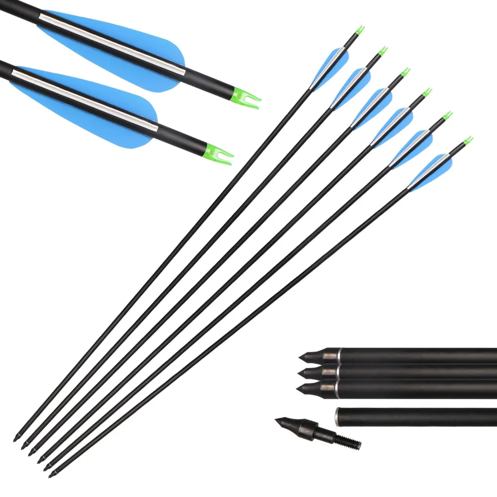   High Precision Carbon Arrows for Hunting and Target Practice   