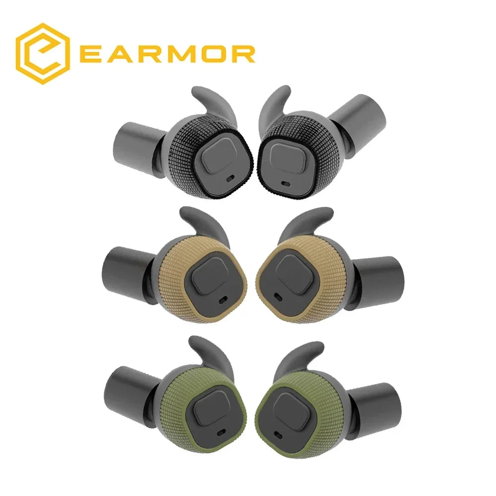  Earmor M20 earplugs electronic anti-noise earplugs noise-cancelling for shooting hearing protection #
