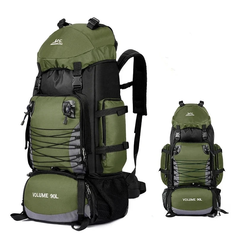   Durable 90L Hiking Backpack for Outdoor Adventures   