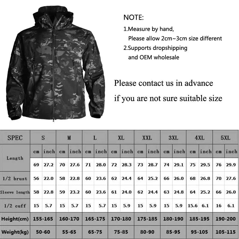   Hunting Jacket – Tactical Soft Shell for All-Season Outdoor Protection   