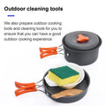  Camping Tableware Outdoor Cookware Set Pots Tourist Dishes Bowler Kitchen Equipment Gear Utensils Hiking Picnic Travel #