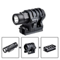   High-Powered Tactical Flashlight with Gun Mount   