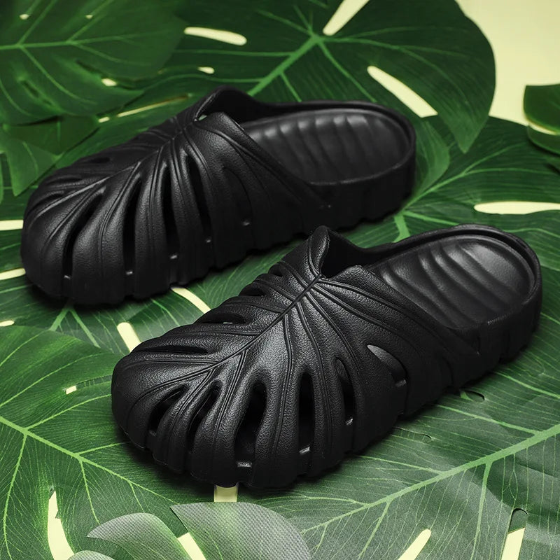  Slides for Men Summer Women Outdoor Slippers Eva Soft Forest Camping Trend Unisex Slides Beach Shoes Home Slippers #